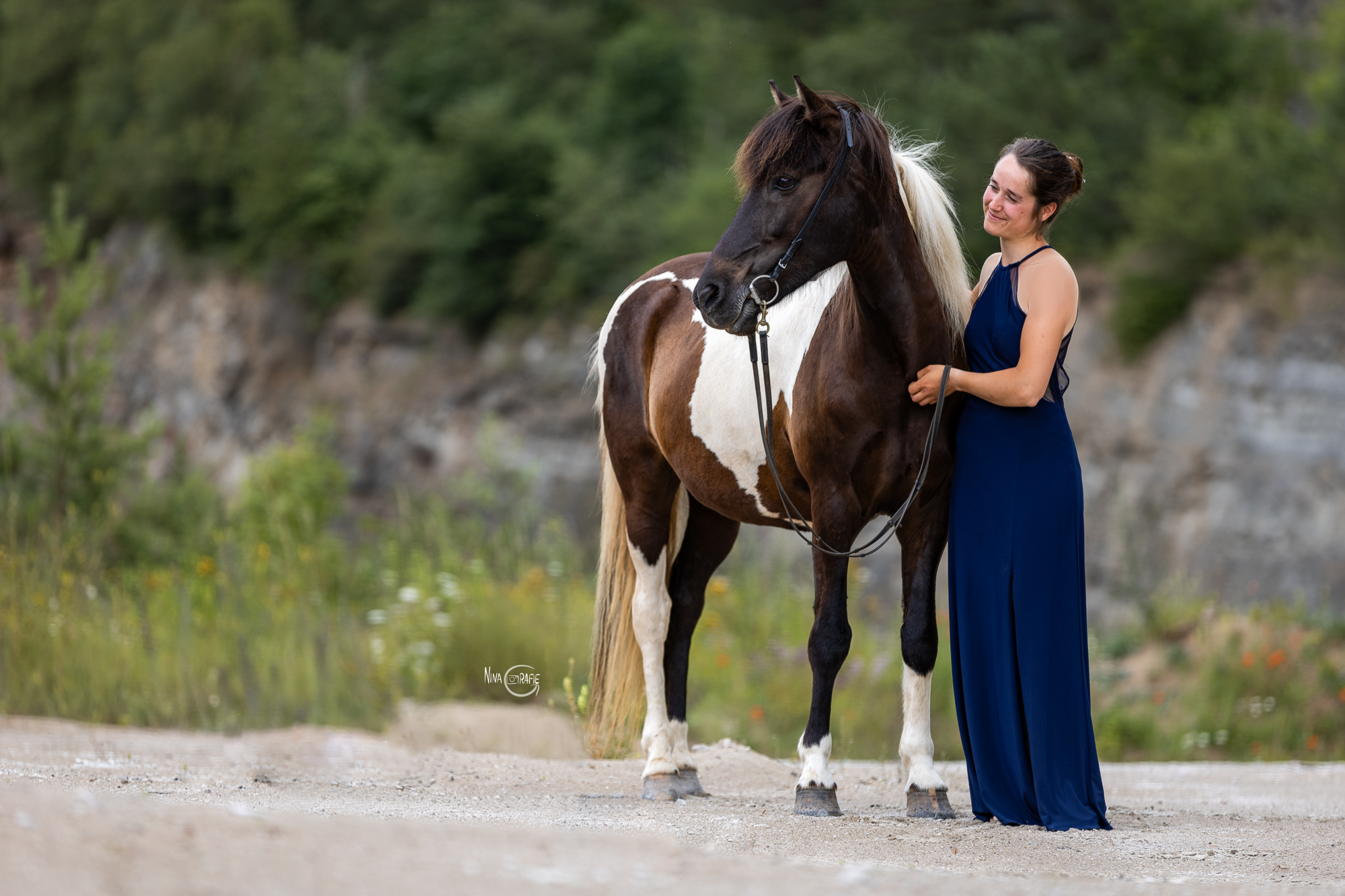 Fotoshooting Steinbruch