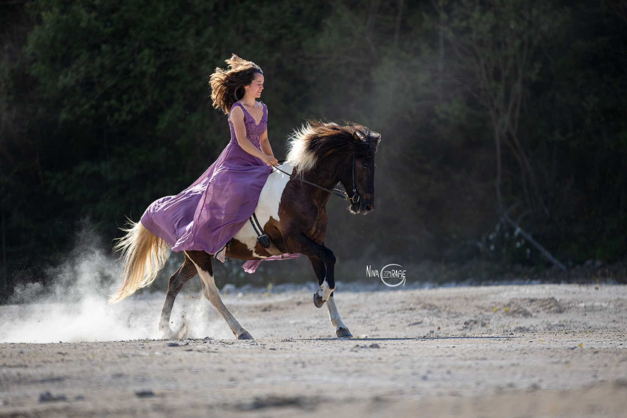 Fotoshooting Steinbruch