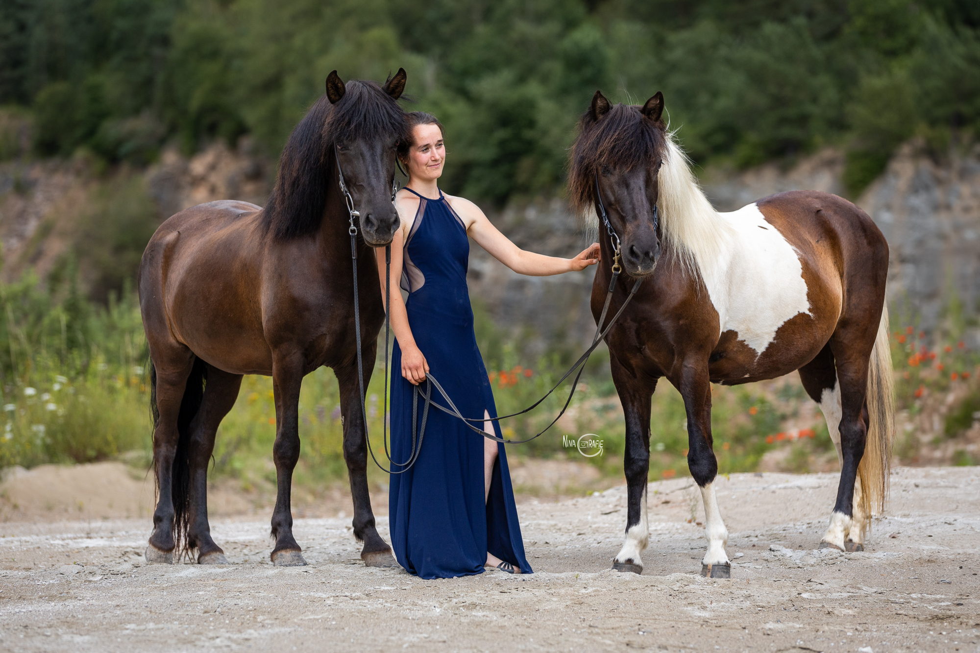 Fotoshooting Steinbruch